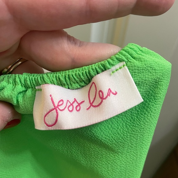 NWOT Lime Green Ruffle One Shoulder Party Top size XL - Picture 2 of 3